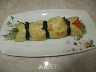 三色蛋卷的做法步骤：6
