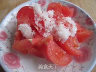 糖拌西红柿的做法步骤：4