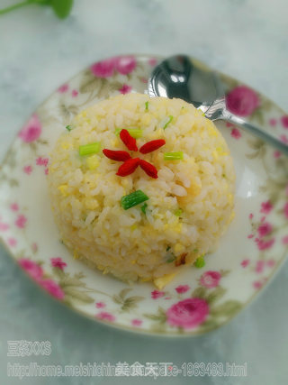 葱香蛋炒饭的做法步骤：5