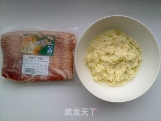 培根土豆饼的做法步骤：2