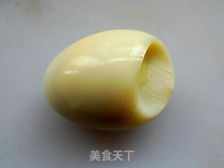 凉拌天鹅蛋的做法步骤：2