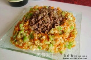 色香味的诱惑—西葫芦肉末豆腐的做法步骤：16