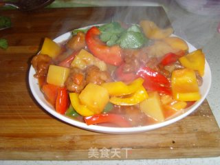 菠萝咕噜肉的做法步骤：10