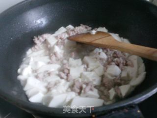 肉末豆腐的做法步骤：3