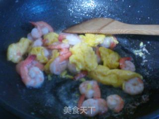 虾仁炒蛋的做法步骤：4