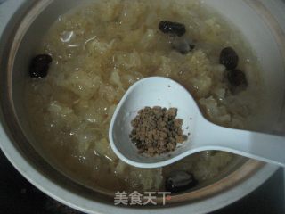 红糖皂角羹的做法步骤：5