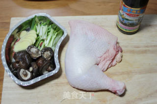 蚝皇北菇蒸鸡的做法步骤：1