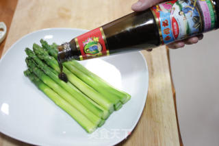 蚝油拌芦笋的做法步骤：5