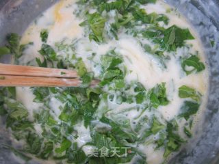 芹菜叶饼的做法步骤：4