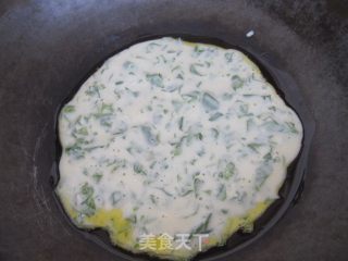 芹菜叶饼的做法步骤：6