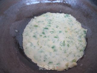 芹菜叶饼的做法步骤：7