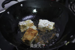 蚝汁香煎琵琶豆腐的做法步骤：7