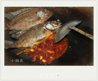 红烧罗非鱼的做法步骤：2