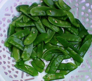 腊味荷兰豆的做法步骤：9