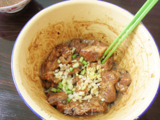 豆豉蒸排骨饭的做法步骤：5