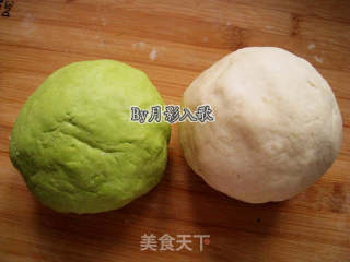 柳纹糖果包----一款最有四月味道的减肥包子的做法步骤：5