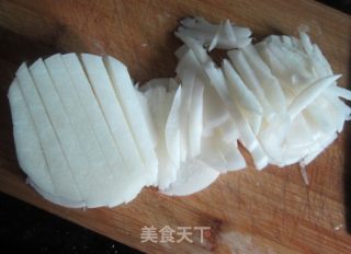 炒沙葛的做法步骤：3