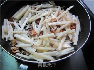 炒沙葛的做法步骤：6