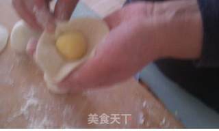可爱猪猪奶黄包的做法步骤：9