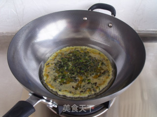 香椿煎蛋的做法步骤：5