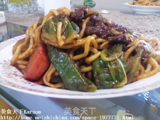 新疆牛肉炒面的做法步骤：18