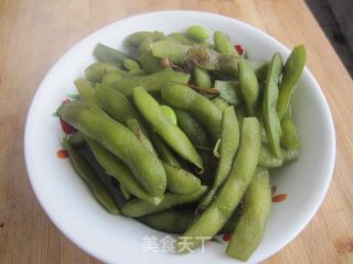 五香毛豆的做法步骤：6