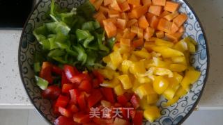 五彩水豆腐的做法步骤：2