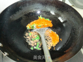 小人参炒豆渣的做法步骤：4
