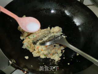 小人参炒豆渣的做法步骤：6