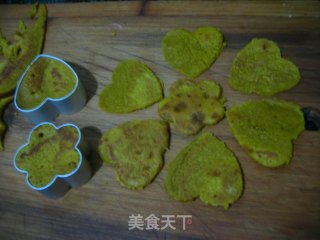 爱心荞麦饼的做法步骤：7