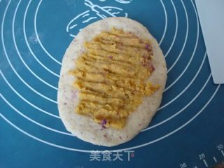 豆渣的花样年华——红豆花生红薯卷面包的做法步骤：8