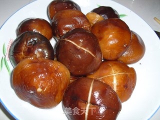 香菇油菜的做法步骤：2