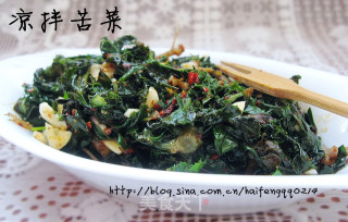 凉拌苦菜的做法步骤：7