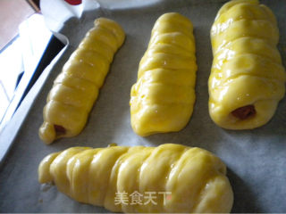 肠仔面包（失败案例）的做法步骤：5