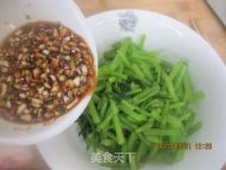 蒜蓉茼蒿的做法步骤：8