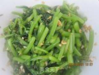 蒜蓉茼蒿的做法步骤：9