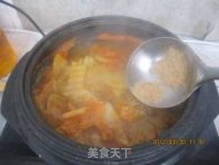 朝族辣白菜汤的做法步骤：3