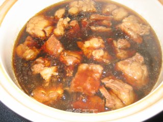 秘制砂锅酥焖牛腩的做法步骤：8