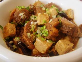 鸡腿烧豆腐的做法步骤：8