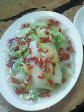 开水大白菜的做法步骤：1