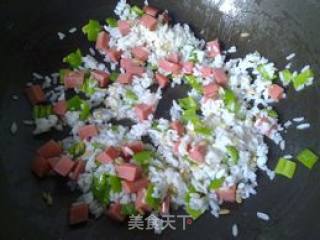菠萝炒饭的做法步骤：6
