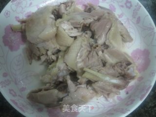 简易版姜葱鸡的做法步骤：5