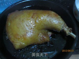 荷包蛋式烤鸡腿的做法步骤：5