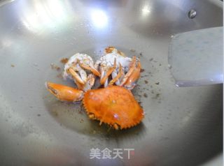 膏蟹炒韩国年糕的做法步骤：6