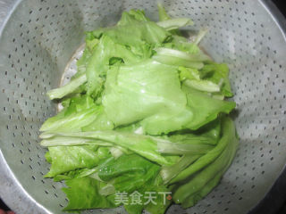 蒜香生菜的做法步骤：1