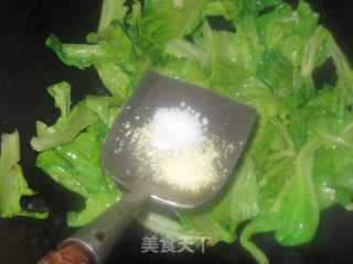 蒜香生菜的做法步骤：4