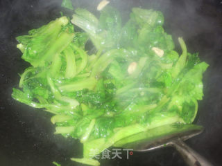 蒜香生菜的做法步骤：6