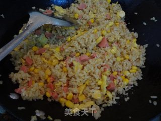咖喱炒饭的做法步骤：7