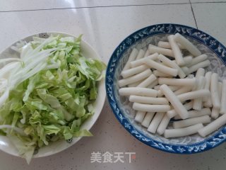 韩式炒年糕的做法步骤：1