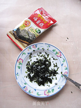 我的面包初体验——海苔肉松面包卷的做法步骤：16